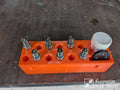 6 cylinder automotive style spark plug caddy